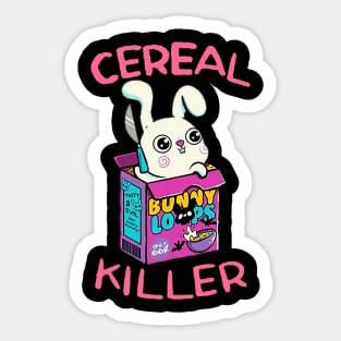 killer cereal Sticker